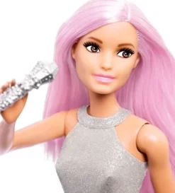 Barbie Sängerin Puppe (pinke Haare), Anziehpuppe, Modepuppe, Barbie Rockstar -Puppenwelt Verkauf 10325575 04