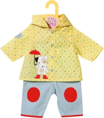 Dolly Moda Latzhose Mit Regenjacke 43cm 1 Dolly Moda Latzhose Mit Regenjacke 43cm
