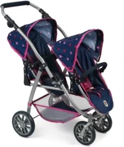 CHIC 2000 Tandem-Buggy Puppenzwillingswagen VARIO