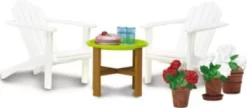 Lundby Puppenhaus Gartenmöbel, Set