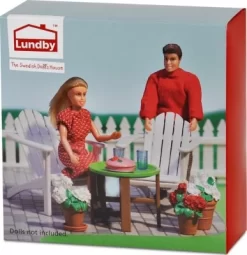 Lundby Puppenhaus Gartenmöbel, Set -Puppenwelt Verkauf 13406637 05