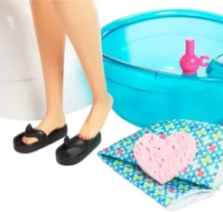 Barbie Mani-Pedi Puppe (blond) Spielset, Anziehpuppe, Nagelstudio Mit Zubehör -Puppenwelt Verkauf 15862588 05