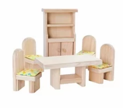 PLANTOYS Puppenhaus Esszimmer Classic Puppenhauszubehör