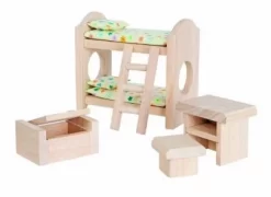 PLANTOYS Puppenhaus Kinderzimmer Classic Puppenhauszubehör