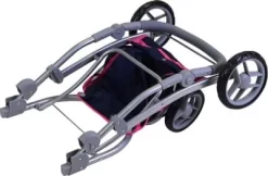 KNORRTOYS.COM Kombi-Puppenwagen Coco - Flying Hearts Blue Pink -Puppenwelt Verkauf 18848486 05