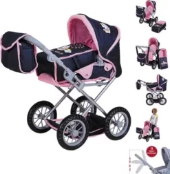 KNORRTOYS.COM Puppenwagen Ruby - "Magic Unicorn"