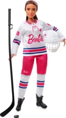 Barbie Winter Sport Eishockey Spielerin Puppe