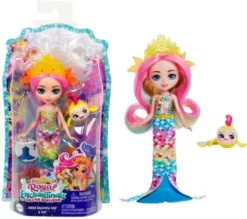 Royal Enchantimals Radia Rainbow Fish & Flo Puppe