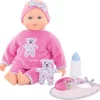 Corolle Mon Grand Poupon - Lucille Interaktiv Mit 8 Funktionen, Weichkörperpuppe Mit Schlafaugen, 42 Cm