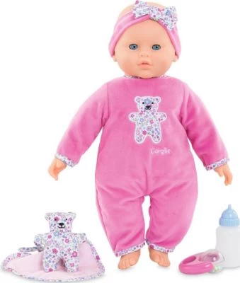 Corolle Mon Grand Poupon - Lucille Interaktiv Mit 8 Funktionen, Weichkörperpuppe Mit Schlafaugen, 42 Cm 2 Corolle Mon Grand Poupon - Lucille Interaktiv Mit 8 Funktionen, Weichkörperpuppe Mit Schlafaugen, 42 Cm – Bild 2