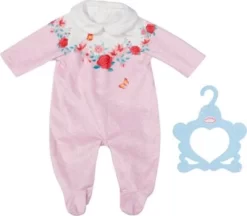 Baby Annabell Strampler Rosa Blumen 43cm