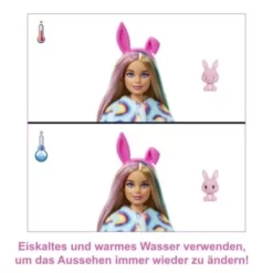Barbie Cutie Reveal Puppe Mit Hasen-Plüschkostüm Und 10 Überraschungen -Puppenwelt Verkauf 24027631 05