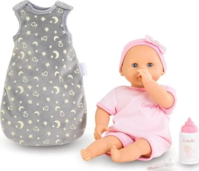 Corolle Mon Premier Poupon - Calin Gute-Nacht-Set, 30 Cm - Weichkörperpuppe Mit Schlafaugen + Zubehör 1 Corolle Mon Premier Poupon - Calin Gute-Nacht-Set, 30 Cm - Weichkörperpuppe Mit Schlafaugen + Zubehör