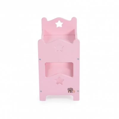 MONI Puppenbett PH12A003 Stockbett, Maße 31 X 16 X 26 Cm, Leiter, Sterne Puppenmöbel 4 MONI Puppenbett PH12A003 Stockbett, Maße 31 X 16 X 26 Cm, Leiter, Sterne Puppenmöbel – Bild 4