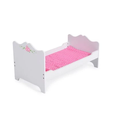 MONI Puppenbett PH12B019 Aus Holz, Maße 48 X 32 X 30 Cm, Kissen Und Unterlage Puppenmöbel 5 MONI Puppenbett PH12B019 Aus Holz, Maße 48 X 32 X 30 Cm, Kissen Und Unterlage Puppenmöbel – Bild 5