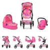 MONI Kombi-Puppenwagen Venera 3 In 1 Puppenwagen