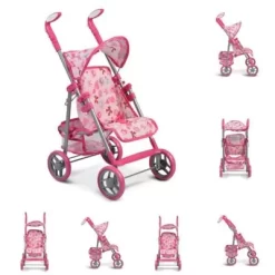MONI Puppenwagen Flower Puppenwagen