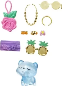 Barbie Extra Fancy Puppe Im Blauen Kleid Mit Blumenmuster -Puppenwelt Verkauf 24798490 05