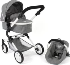 CHIC 2000 Kombi-Puppenwagen LIA, Jeans Grey