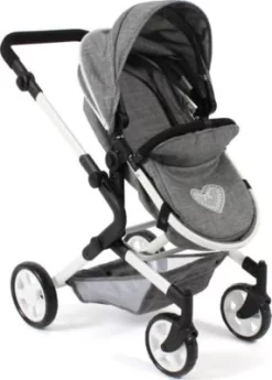 CHIC 2000 Kombi-Puppenwagen LIA, Jeans Grey 9 CHIC 2000 Kombi-Puppenwagen LIA, Jeans Grey -Puppenwelt Verkauf 24957574 04