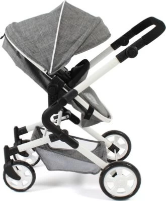 CHIC 2000 Kombi-Puppenwagen LIA, Jeans Grey 5 CHIC 2000 Kombi-Puppenwagen LIA, Jeans Grey – Bild 5