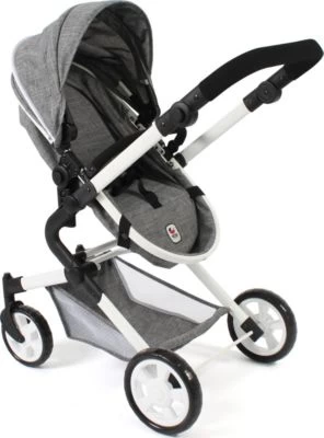 CHIC 2000 Kombi-Puppenwagen LIA, Jeans Grey 6 CHIC 2000 Kombi-Puppenwagen LIA, Jeans Grey – Bild 6