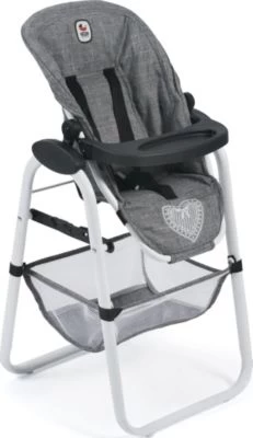 CHIC 2000 Puppen-Hochstuhl, Jeans Grey