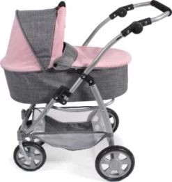 CHIC 2000 Kombi-Puppenwagen 3 In 1 Emotion All In, Melange Grau-rosa -Puppenwelt Verkauf 24957698 04