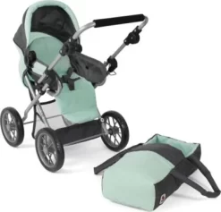 CHIC 2000 Kombi-Puppenwagen LENI, Melange Anthrazit-mint -Puppenwelt Verkauf 24957762 04