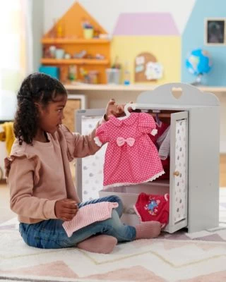 MyToys ORIGINALS Puppenschrank, Grau 2 MyToys ORIGINALS Puppenschrank, Grau – Bild 2