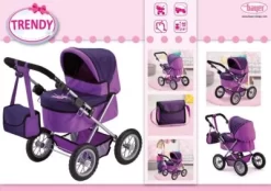 BAYER Puppenwagen Trendy Lila -Puppenwelt Verkauf 2576596 04