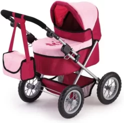BAYER Puppenwagen Trendy Bordeaux