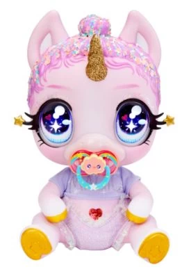 Glitter Babyz Unicorn Doll- Pink Rainbow (Jewels Daydreamer) 1 Glitter Babyz Unicorn Doll- Pink Rainbow (Jewels Daydreamer)
