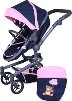 KNORRTOYS.COM Puppenwagen Boonk - Navy Pink Bear 9 KNORRTOYS.COM Puppenwagen Boonk - Navy Pink Bear -Puppenwelt Verkauf 26106733 04