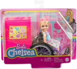 Barbie Chelsea-Puppe (blond) Und Rollstuhl. Spielzeug Für Kinder Ab 3 Jahren -Puppenwelt Verkauf 26406524 06