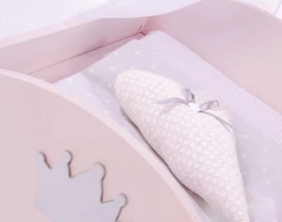 Roba Puppenbett Serie Sophie Inkl. Textiler Ausstattung, Bettwäsche Und Himmel, Rosa 3 Roba Puppenbett Serie Sophie Inkl. Textiler Ausstattung, Bettwäsche Und Himmel, Rosa – Bild 3