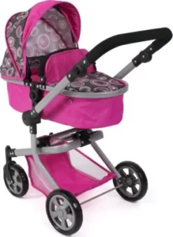 CHIC 2000 Kombi-Puppenwagen "MIKA", Hot Pink Pearls