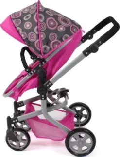 CHIC 2000 Kombi-Puppenwagen "MIKA", Hot Pink Pearls -Puppenwelt Verkauf 27379352 04