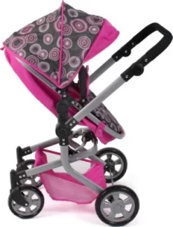 CHIC 2000 Kombi-Puppenwagen "MIKA", Hot Pink Pearls -Puppenwelt Verkauf 27379352 05