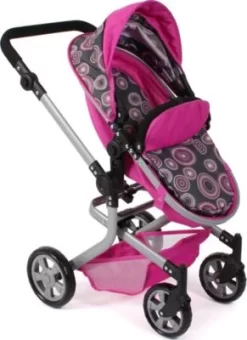 CHIC 2000 Kombi-Puppenwagen "MIKA", Hot Pink Pearls -Puppenwelt Verkauf 27379352 06