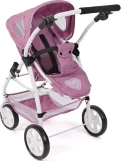 CHIC 2000 Kombi-Puppenwagen 3 In 1 EMOTION ALL IN, Jeans Pink -Puppenwelt Verkauf 27379390 03