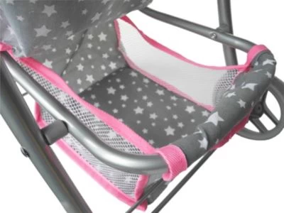 KNORRTOYS.COM Puppenbuggy Liba - Star Grey 3 KNORRTOYS.COM Puppenbuggy Liba - Star Grey – Bild 3