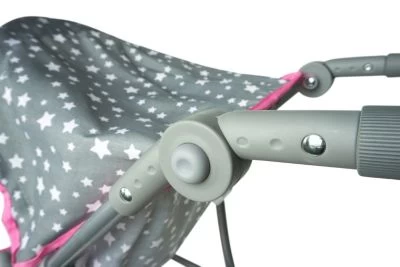 KNORRTOYS.COM Puppenbuggy Liba - Star Grey 4 KNORRTOYS.COM Puppenbuggy Liba - Star Grey – Bild 4