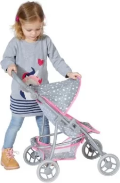 KNORRTOYS.COM Puppenbuggy Liba - Star Grey 11 KNORRTOYS.COM Puppenbuggy Liba - Star Grey -Puppenwelt Verkauf 27590310 06