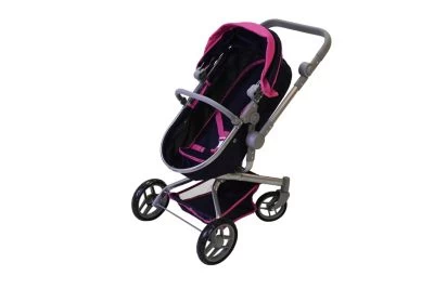 KNORR Toys Puppenwagen Boonk - "flying Hearts Blue Pink" 5 KNORR Toys Puppenwagen Boonk - "flying Hearts Blue Pink" – Bild 5