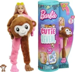 Cutie Reveal Barbie Jungle Series - Monkey