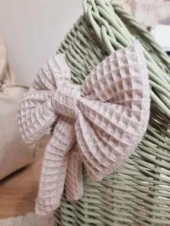 TinaForKids Puppenwagen Mit Bettwäscheset Aus Weiden Und Holz, Grün/Beige -Puppenwelt Verkauf 29721291 05