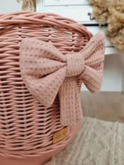 TinaForKids Puppenwiege Aus Weiden Mit Bettwäscheset, Puppenbett Altrosa -Puppenwelt Verkauf 29721293 04