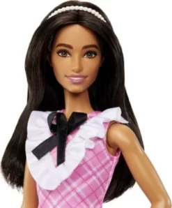 Barbie Fashionistas-Puppe Mit Schwarzem Haar Und Karokleid -Puppenwelt Verkauf 29943031 05