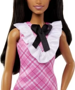 Barbie Fashionistas-Puppe Mit Schwarzem Haar Und Karokleid -Puppenwelt Verkauf 29943031 06